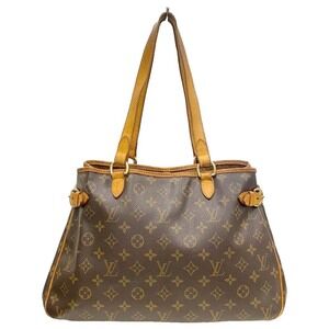 Louis Vuitton Bag Tote Batignolles Natural Leather Horizontal